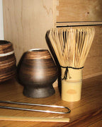 Zestaw akcesoriów do matchy - ceramiczna miska chawan, chasen i chashaku