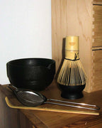 Zestaw akcesoriów do matchy - ceramiczna miska chawan, chasen i chashaku