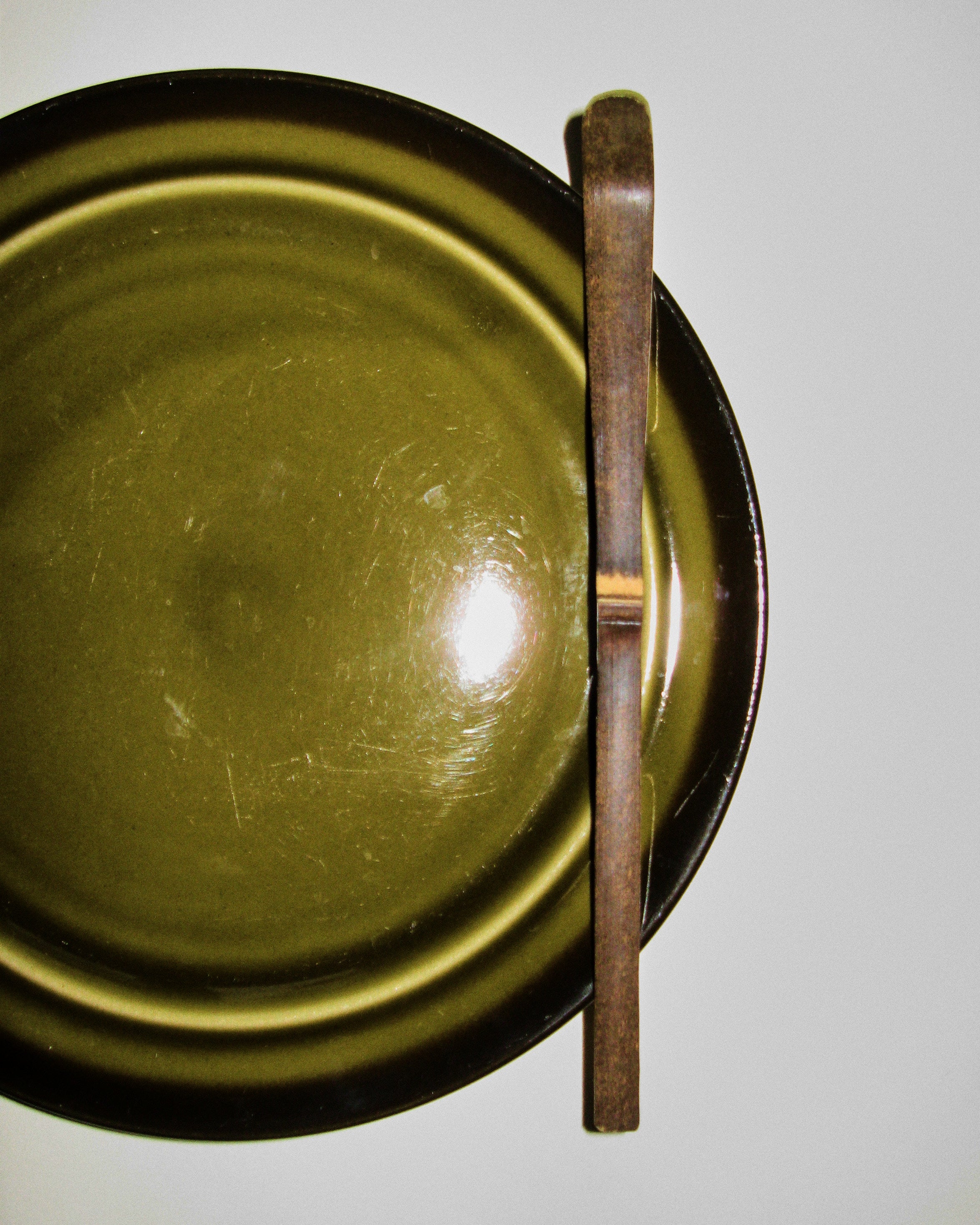 CHASHAKU - Ciemna bambusowa łyżeczka do matchy